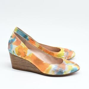 Taryn by Taryn Rose Kathleen Floral Wedge Pump 7.5